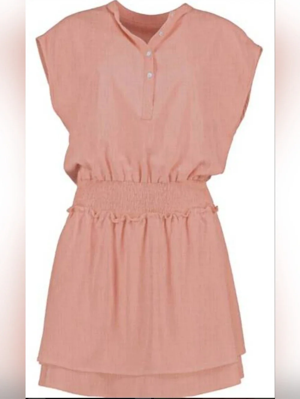 NWOT! BISHOP + YOUNG Summer Anthro Kelley Smocked Mini Boho Resort Dress Small